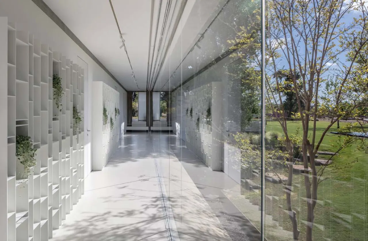 Serramento in alluminio a taglio termico con profilo sottile