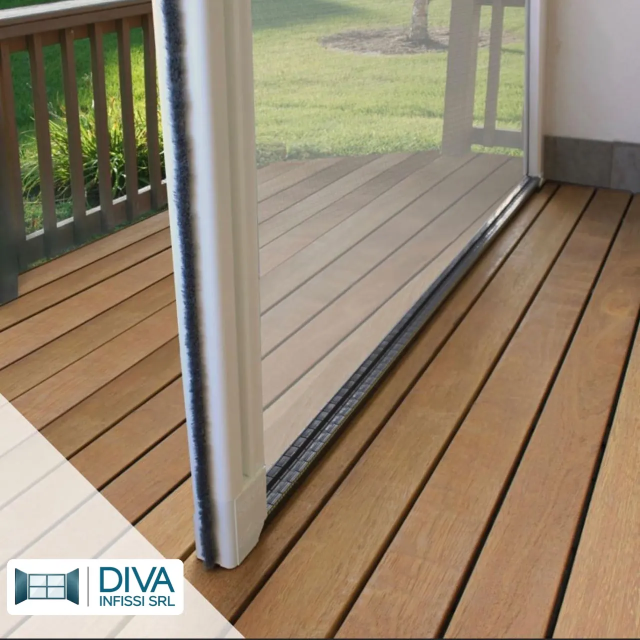 Finestre e porta finestra nuove installate in una abitazione